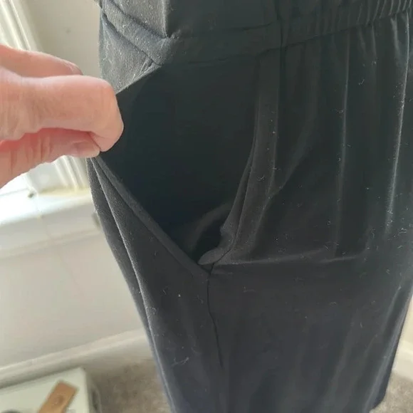 Eileen Fisher Black Sleeveless Dress, Like new, Size XS - Picture 4 of 10